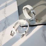 Wholesale Magnetic Tangle Free iPhone Charging Cable -  Fast IP Lighting Charging Cable for Easy Storage and Organization for iPhone, iDevice (White)